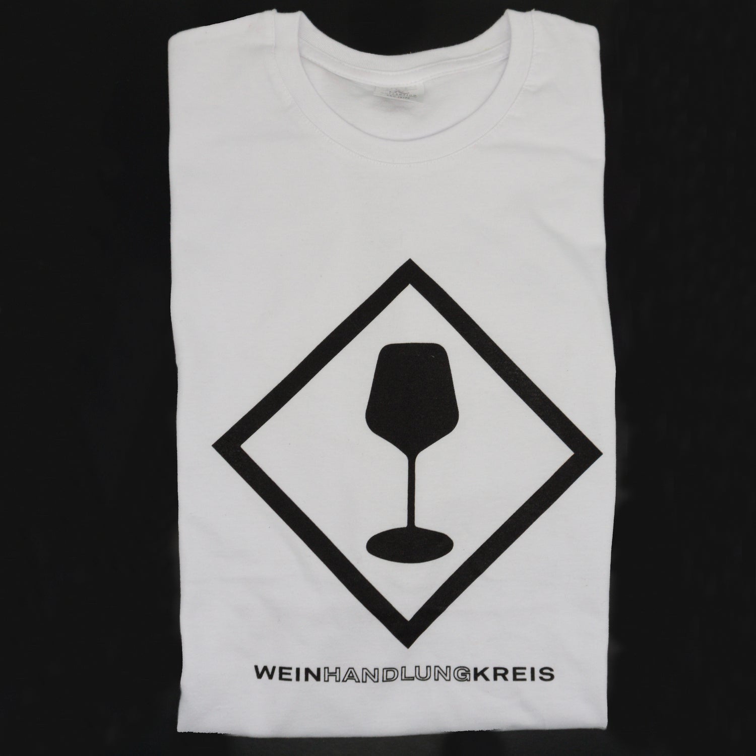 T-Shirt Weinglas Logo