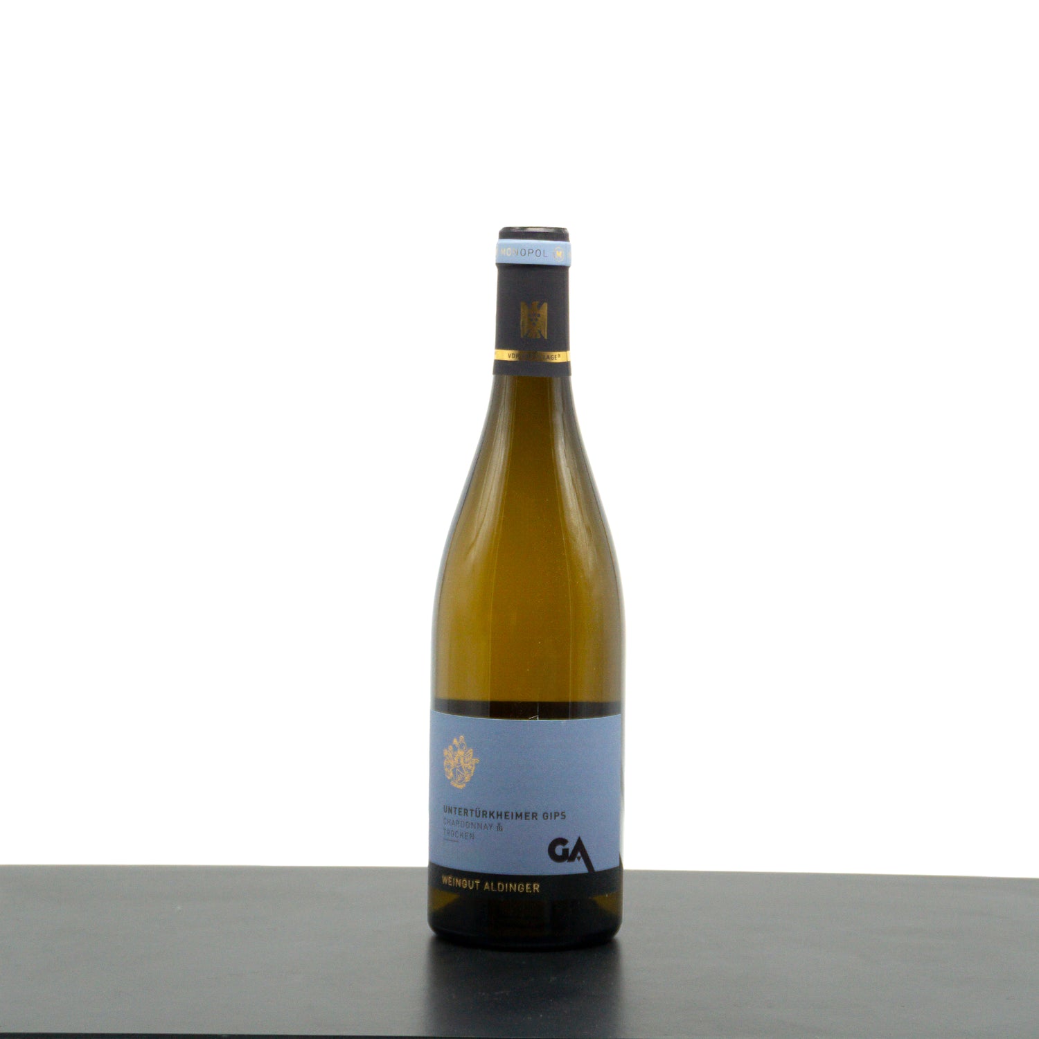 Untertürkheimer Gips Chardonnay Erste Lage Qualitätswein trocken 2023 - Weingut Aldinger - 0,75l