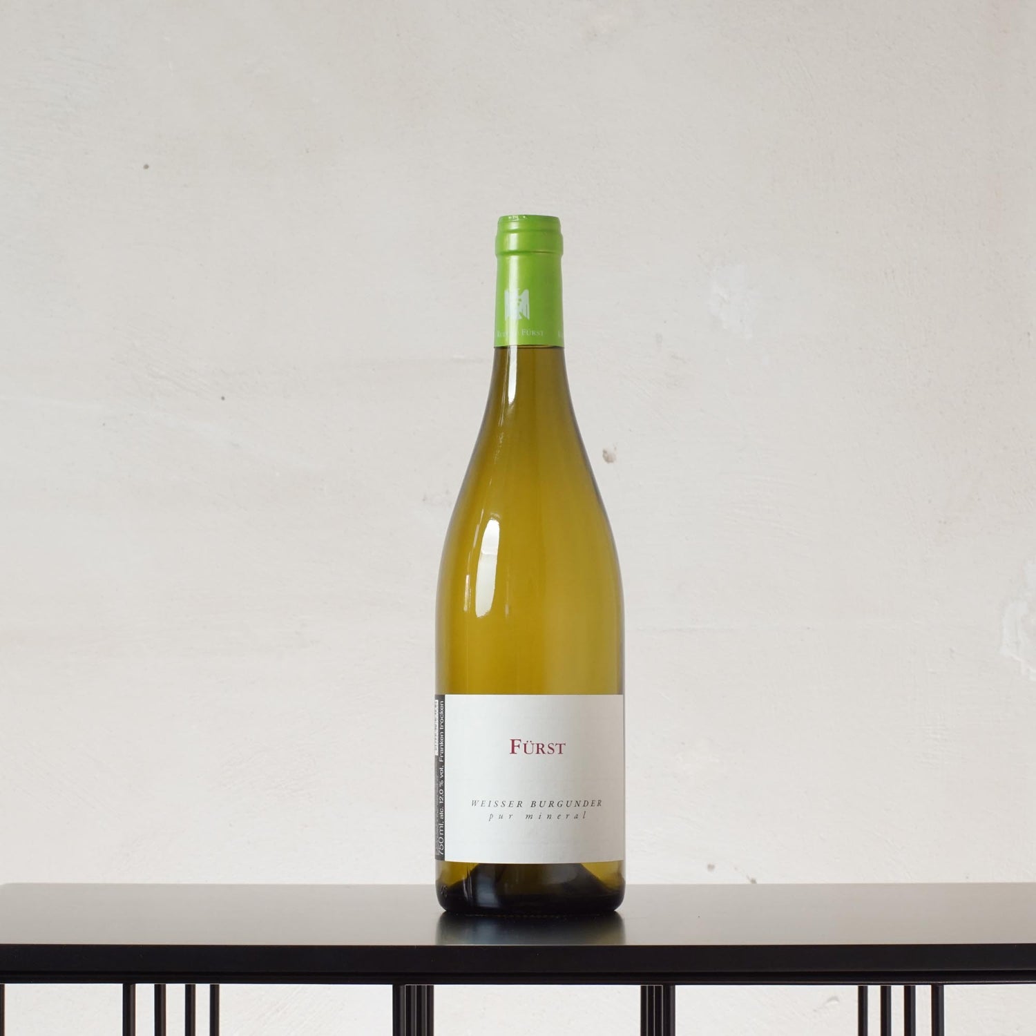 Weißburgunder pur mineral Qualitätswein trocken 2024 - Weingut Rudolf Fürst - 0,75l
