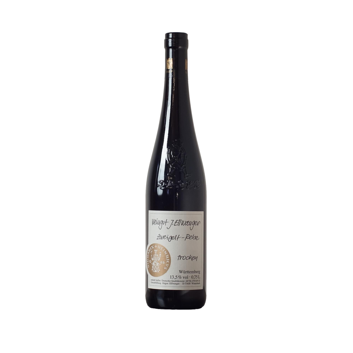 HADES Zweigeltrebe Qualitätswein trocken 2020 - Weingut Jürgen Ellwanger - 0,75l