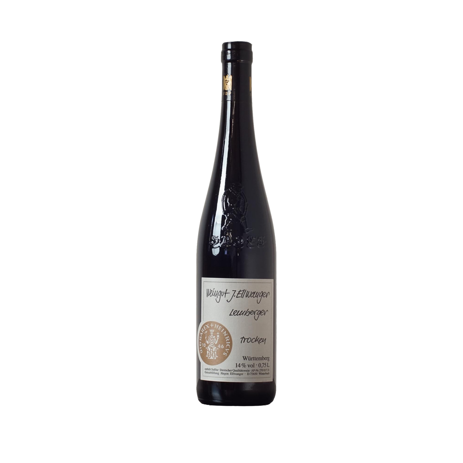 HADES Lemberger Qualitätswein trocken 2019 - Weingut Jürgen Ellwanger - 0,75l