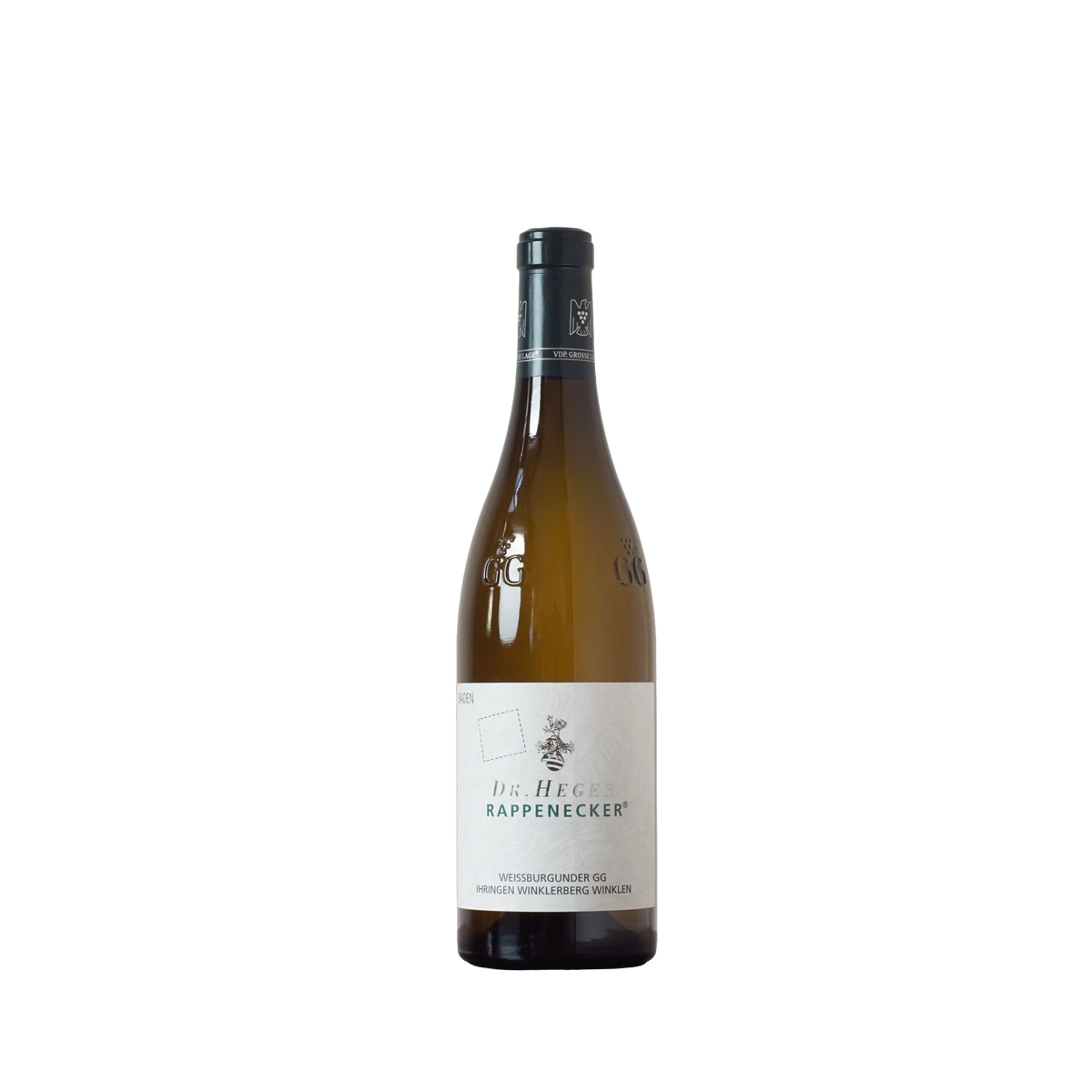 Rappenecker Winklerberg Weißburgunder Großes Gewächs Qualitätswein trocken 2023 - Weingut Dr. Heger - 0,75l