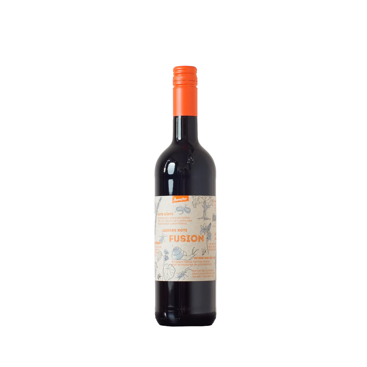 Fusion Rot Pfälzer Landwein trocken 2021 - Weingut Jürgen Leiner - 0,75l