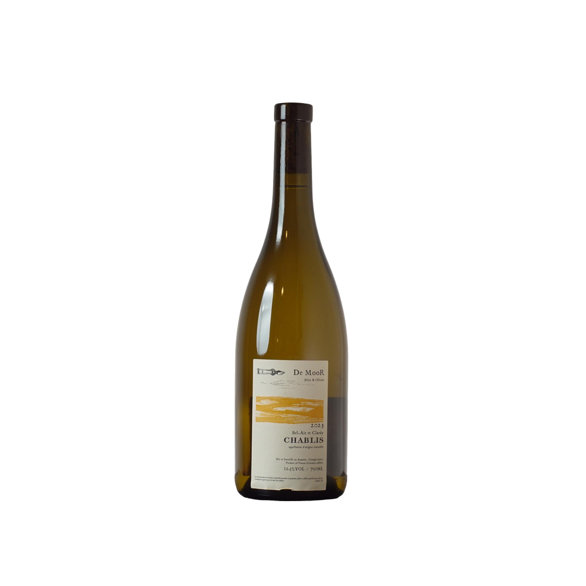 Chablis Bel-Air et Clardy 2023 - Domaine De Moor - 0,75l