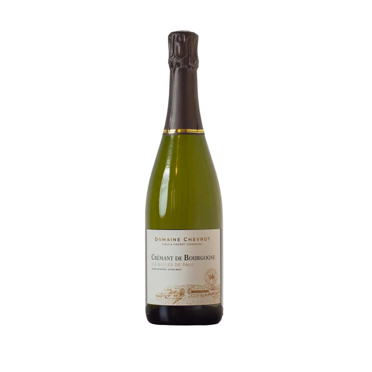Crémant de Bourgogne blanc de noirs brut Bulles de Paul 2022 - Domaine Chevrot et Fils - 0,75l