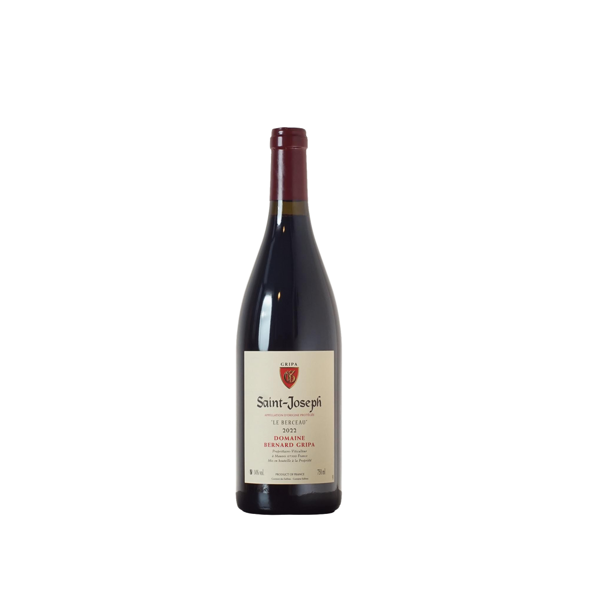 Le Berceau Saint-Joseph rouge 2022 - Domaine Bernard Gripa - 0,75l