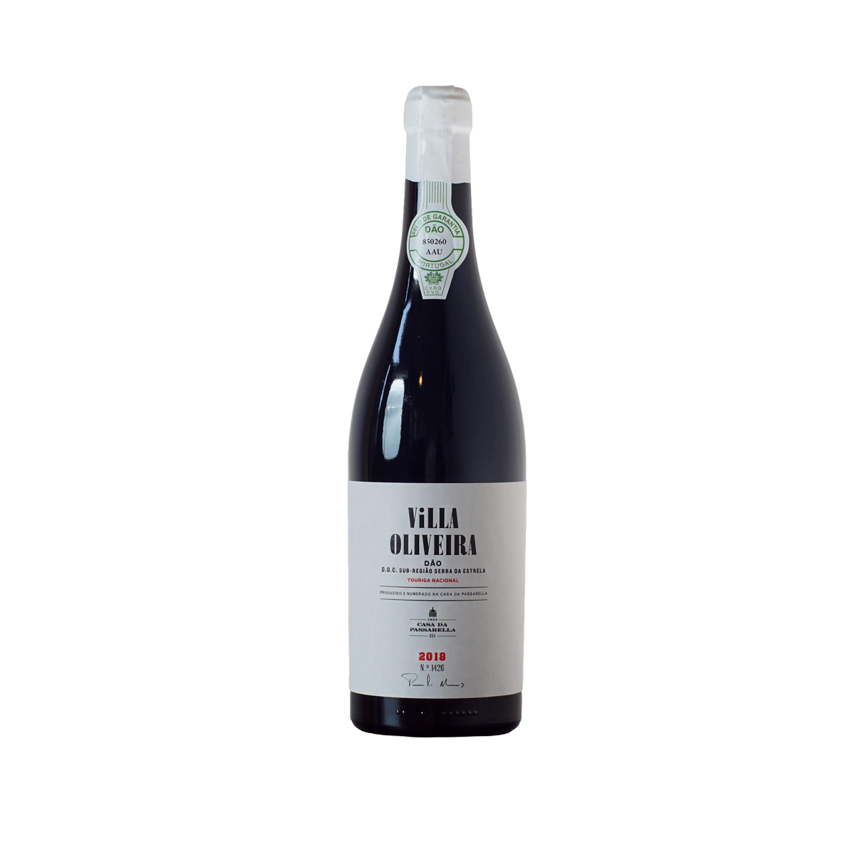 Villa Oliveira Touriga Nacional Tinto Dão 2018 - Casa da Passarella - 0,75l