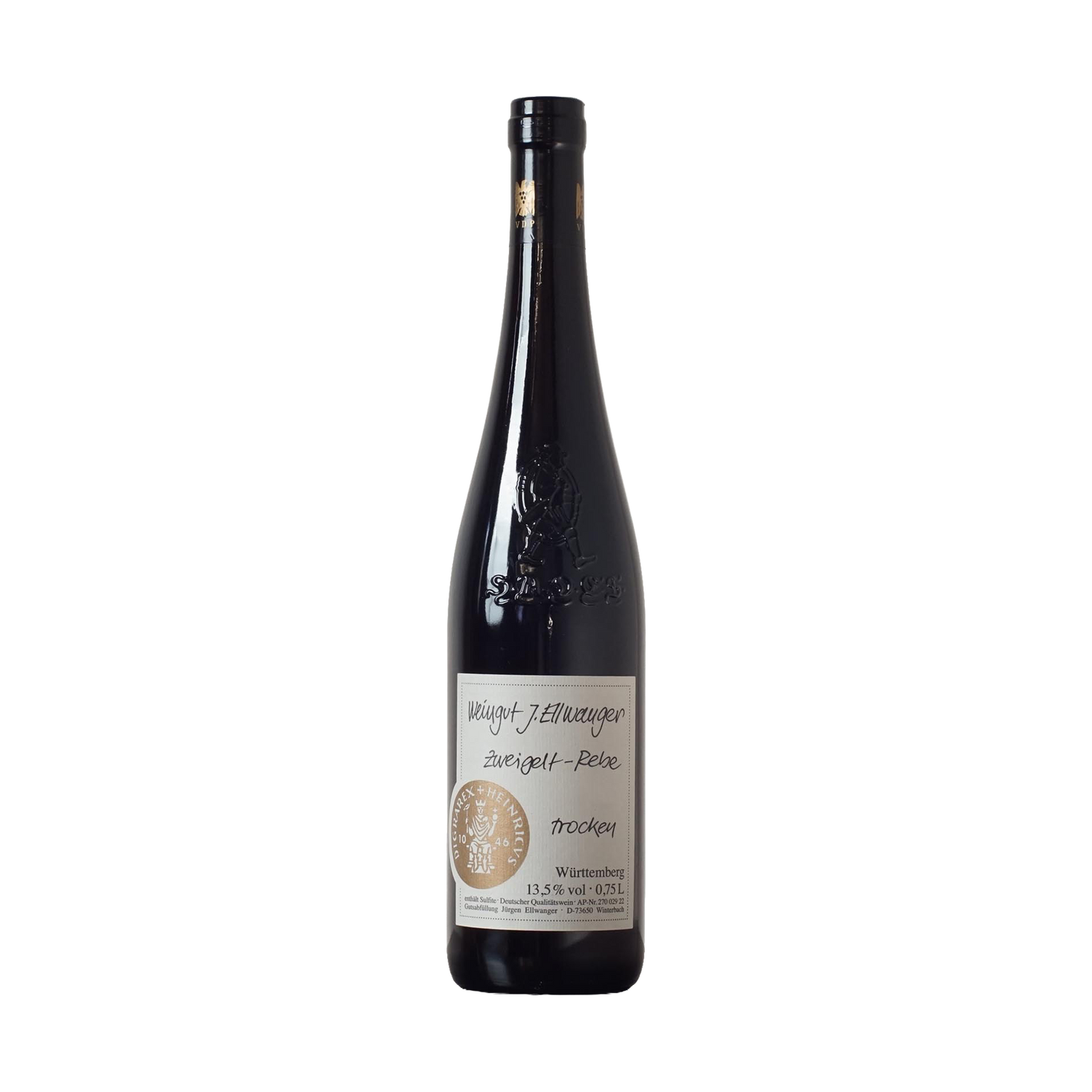 HADES Zweigeltrebe Qualitätswein trocken 2020 - Weingut Jürgen Ellwanger - 0,75l