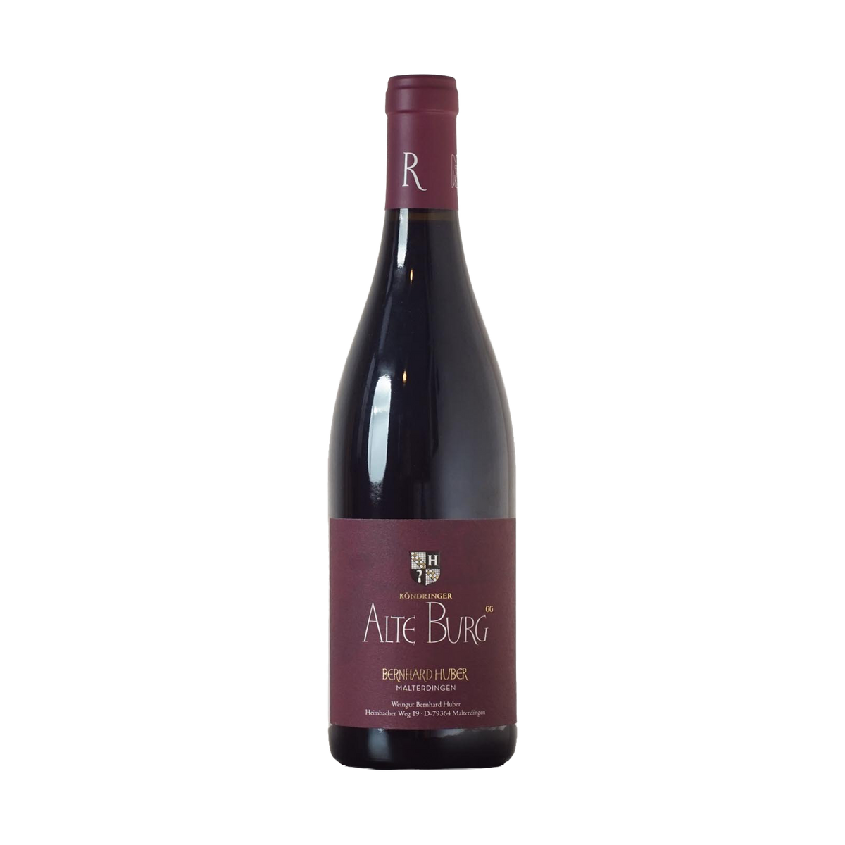 Spätburgunder Alte Burg Qualitätswein trocken 2023 - Weingut Bernhard Huber - 0,75l