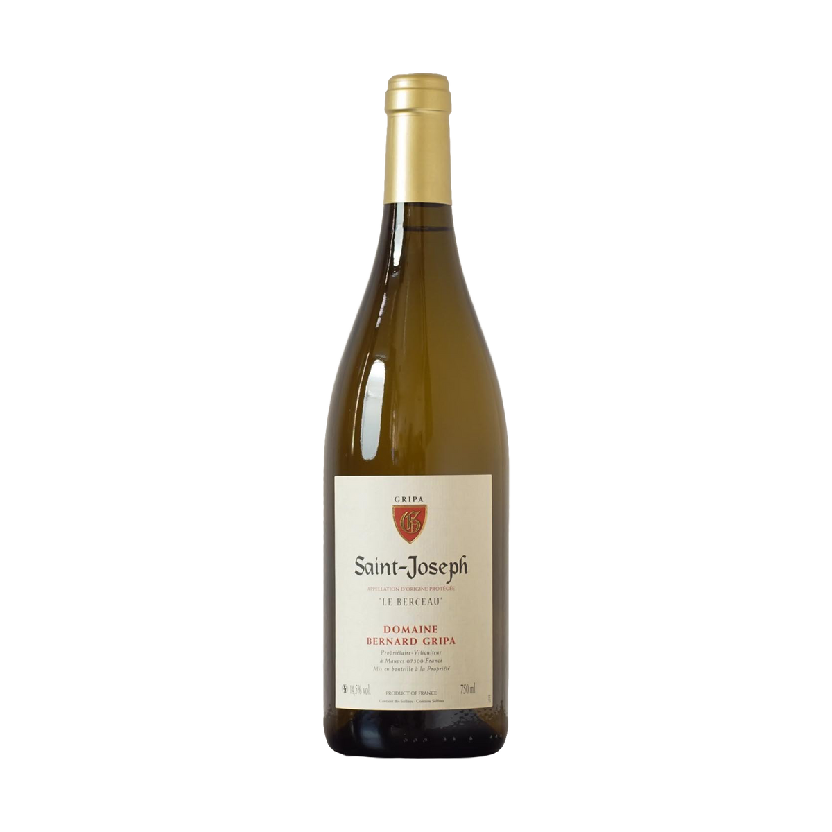 Le Berceau Saint-Joseph blanc 2022 - Domaine Bernard Gripa - 0,75l