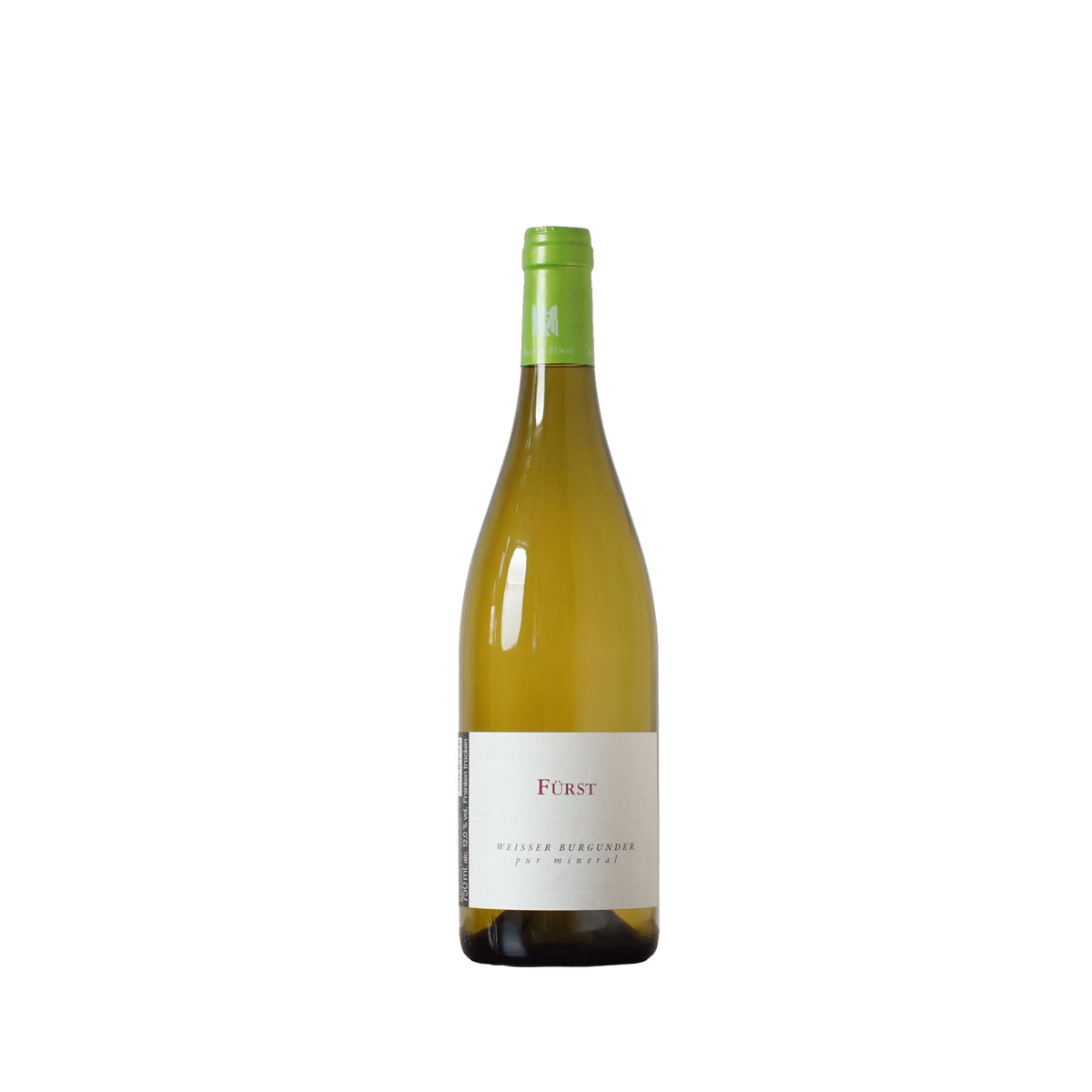 Weißburgunder pur mineral Qualitätswein trocken 2025 - Weingut Rudolf Fürst - 0,75l