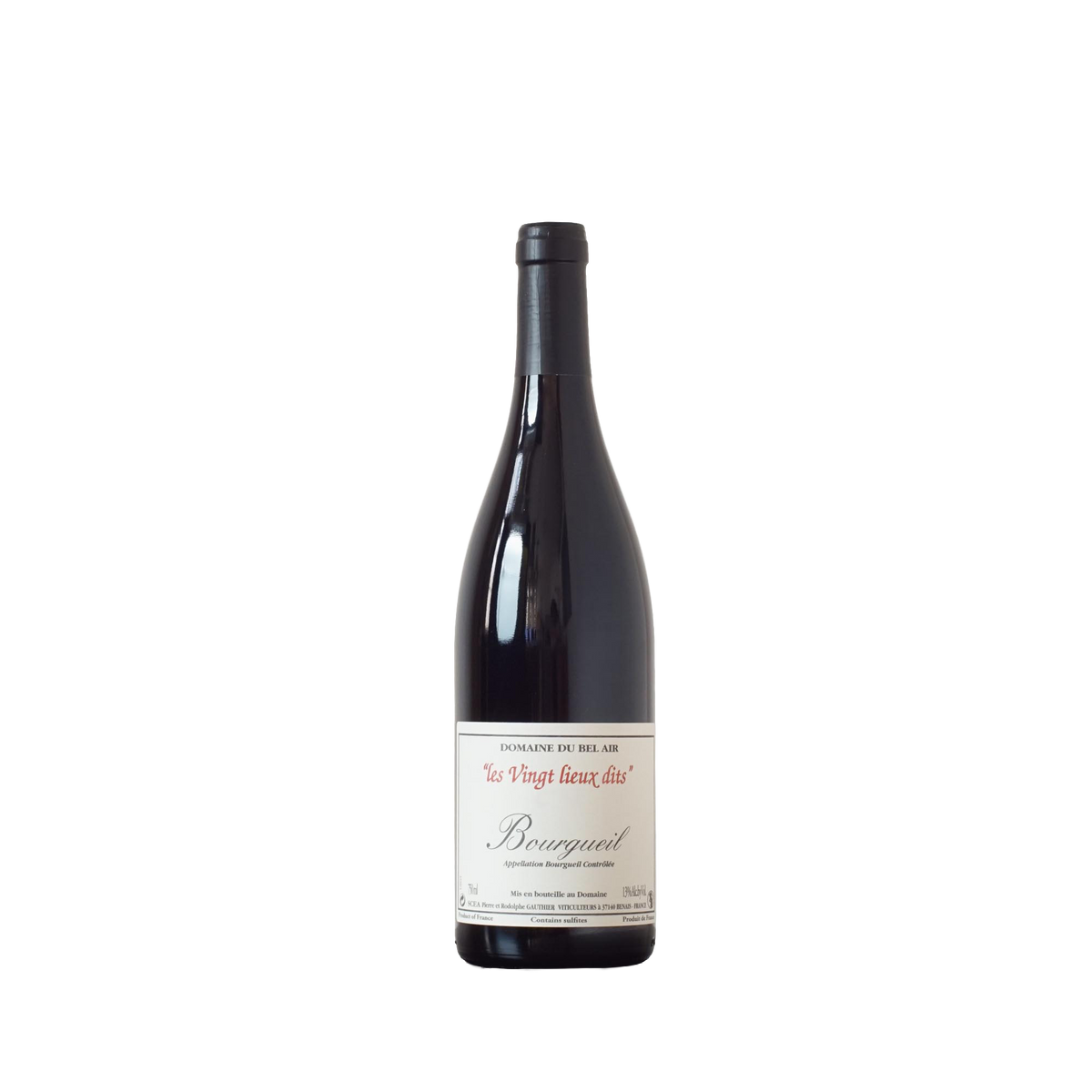 Les Vingt Lieux Dits Bourgueil 2023 - Domaine du Bel Air - 0,75l