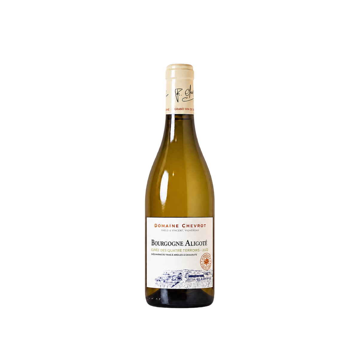 Cuvée des quatre terroirs Bourgogne Aligoté 2024 - Domaine Chevrot et Fils - 0,75l