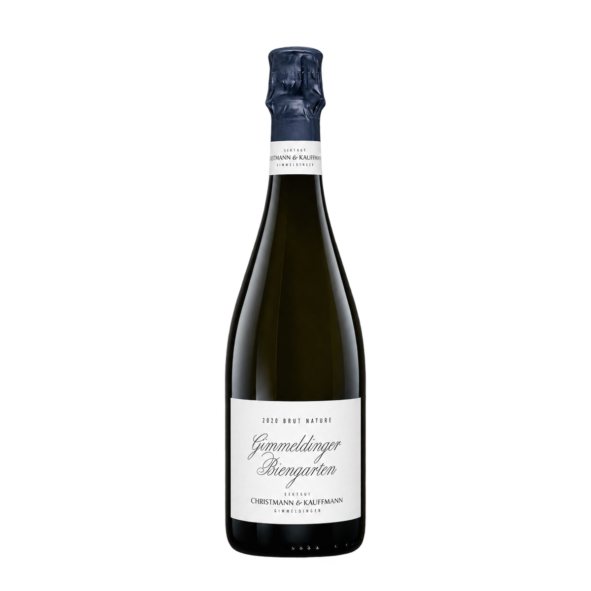 Gimmeldinger Biengarten Deutscher Sekt Brut Nature 2020 - Christmann und Kauffmann - 0,75l