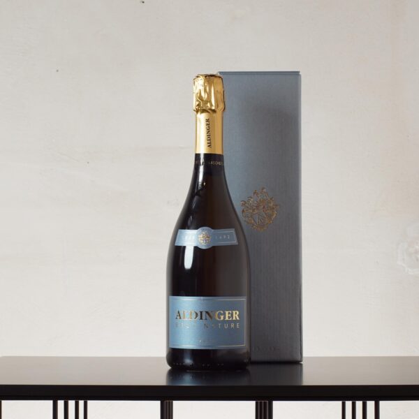 Aldinger Brut Nature Deutscher Sekt 2018 ab Dez lieferbar
