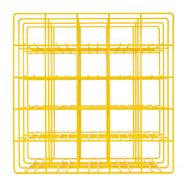 Weinregal fourpointeight für 25 Flaschen rapsgelb